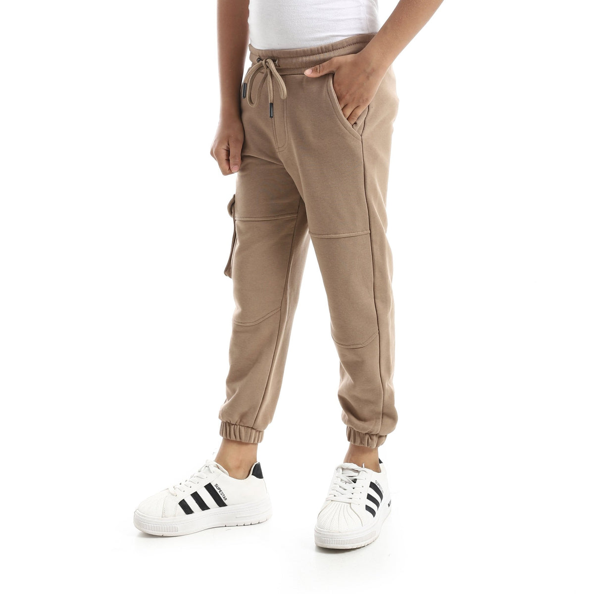 Boy’s Jogger Sweatpants - Red Cotton