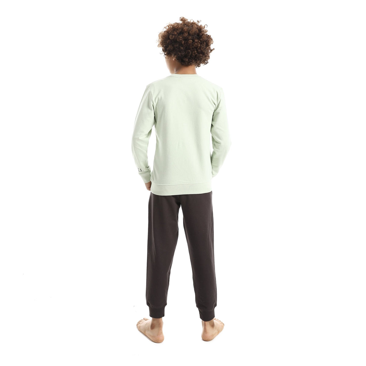 Boys' "Lucky Roll" Two-Piece Autumn Set – Summer Milton - Red Cotton