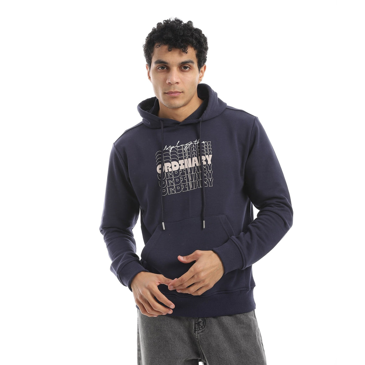 Hoddie Printed Red Cotton - Red Cotton