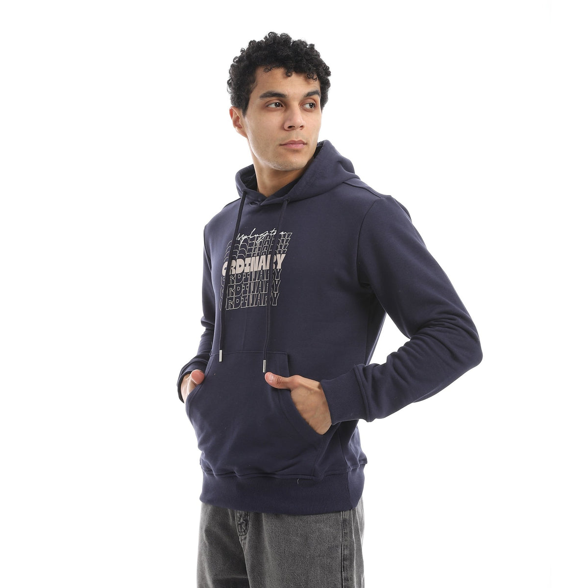 Hoddie Printed Red Cotton - Red Cotton