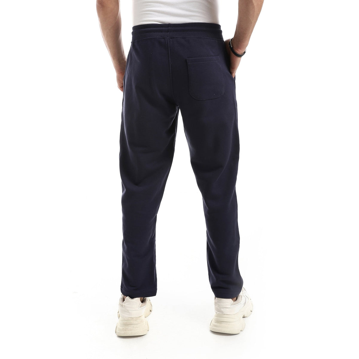 Men Athletic Joggers Slim Fit - Red Cotton