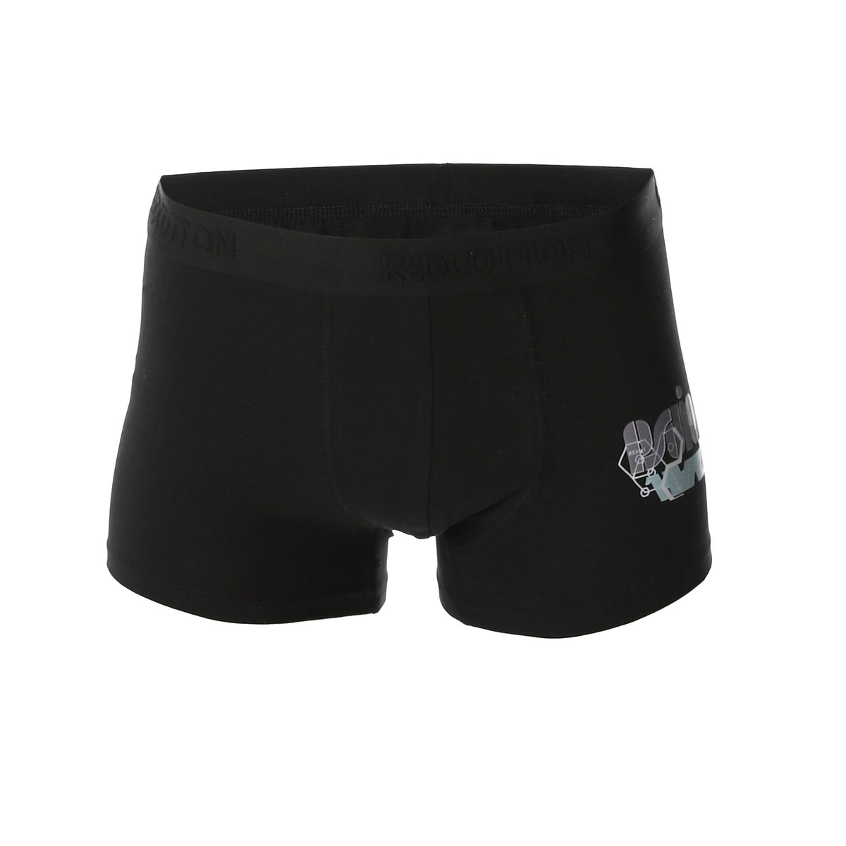 Men Comfort Printed Boxer - Red Cotton