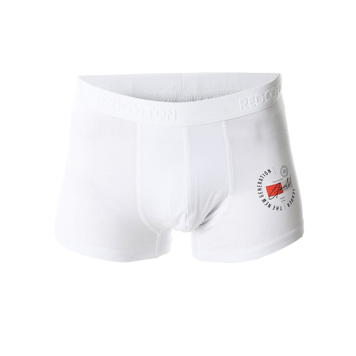 Men Comfort Printed Boxer - Red Cotton