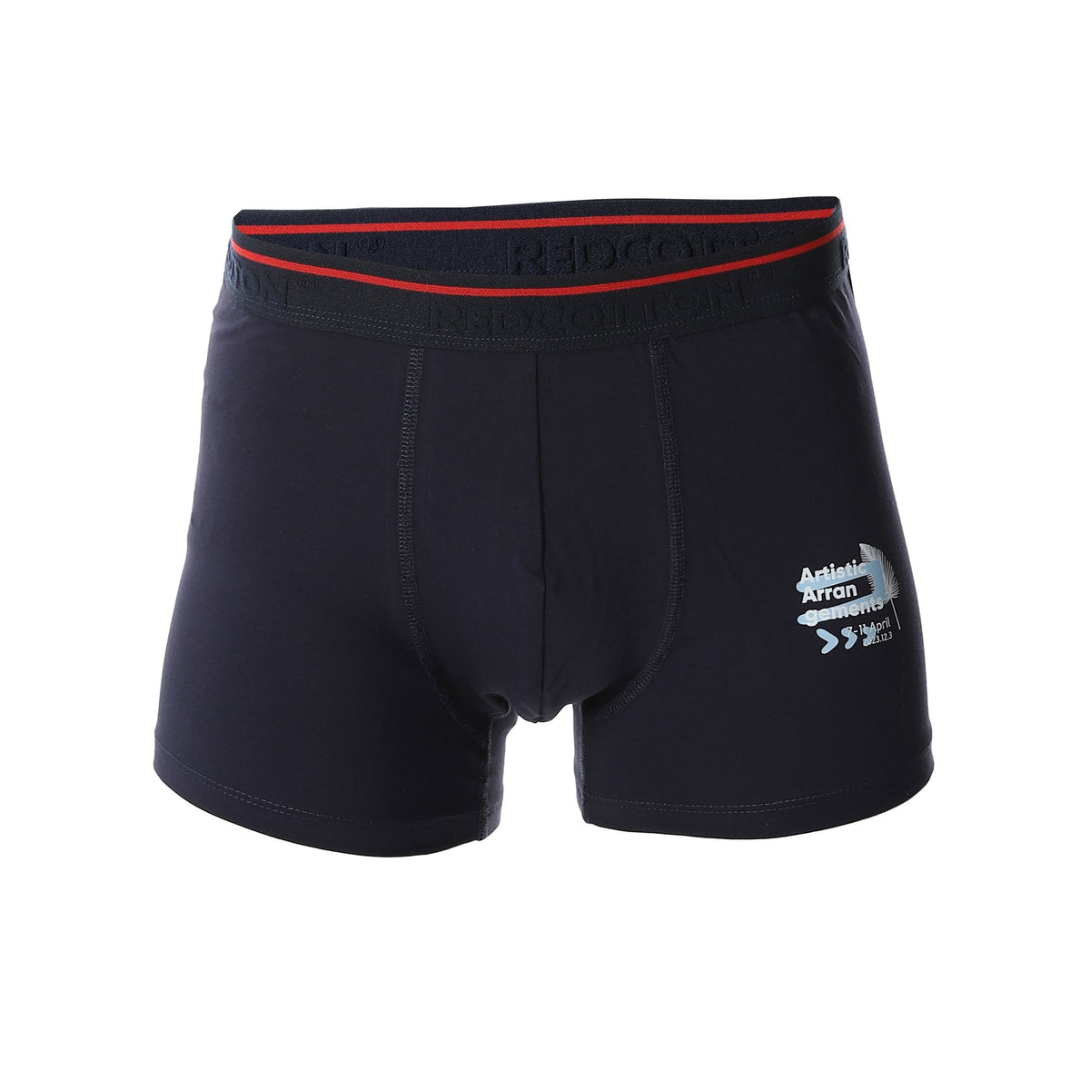 Men Comfort Printed Boxer - Red Cotton