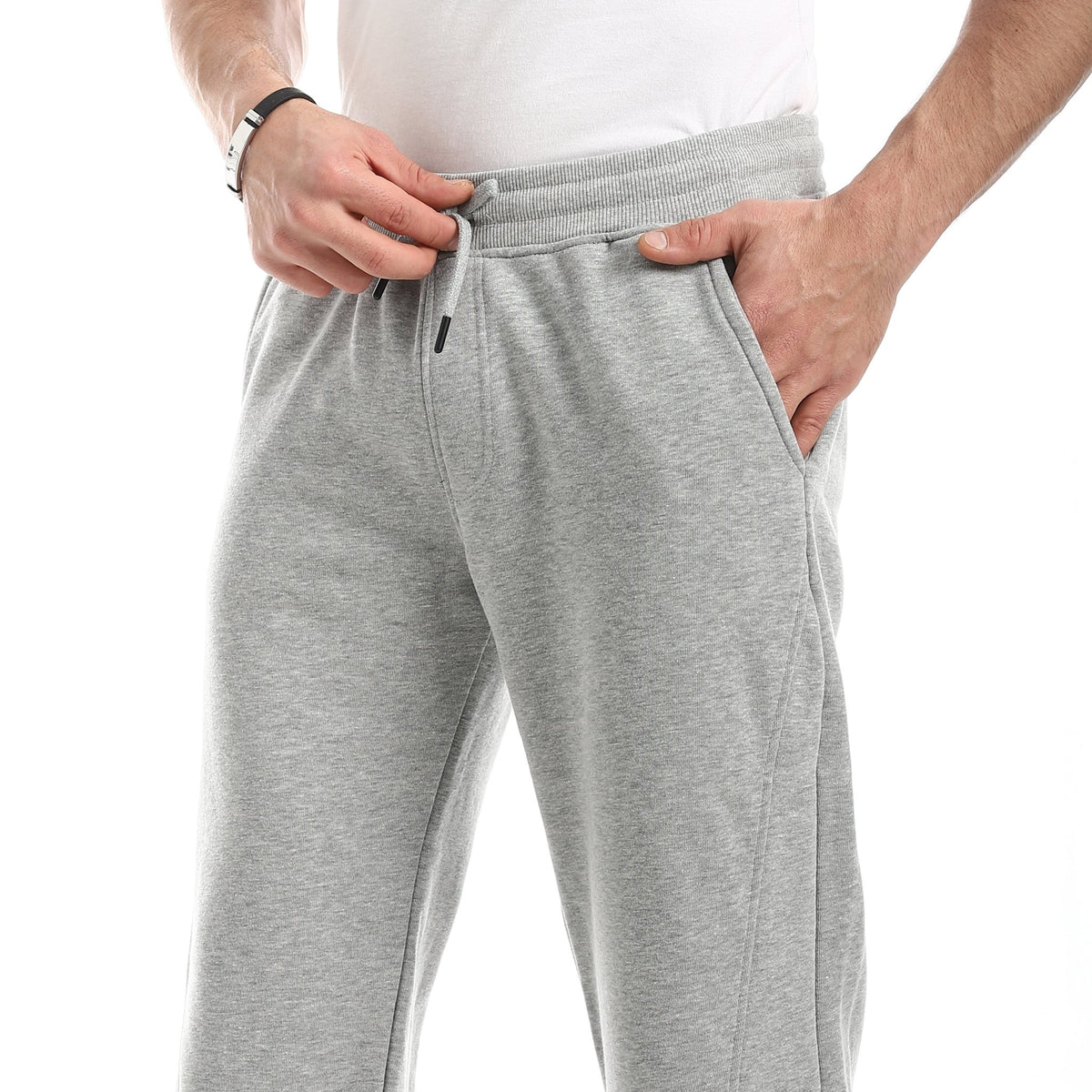 Men Essential Joggers - Red Cotton