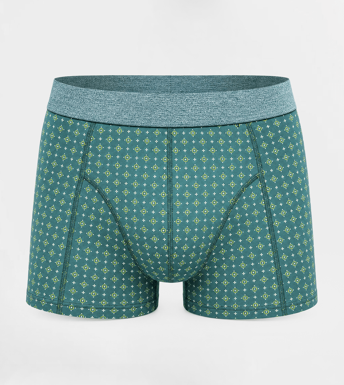 Men Printed Trunk Boxer - Red Cotton
