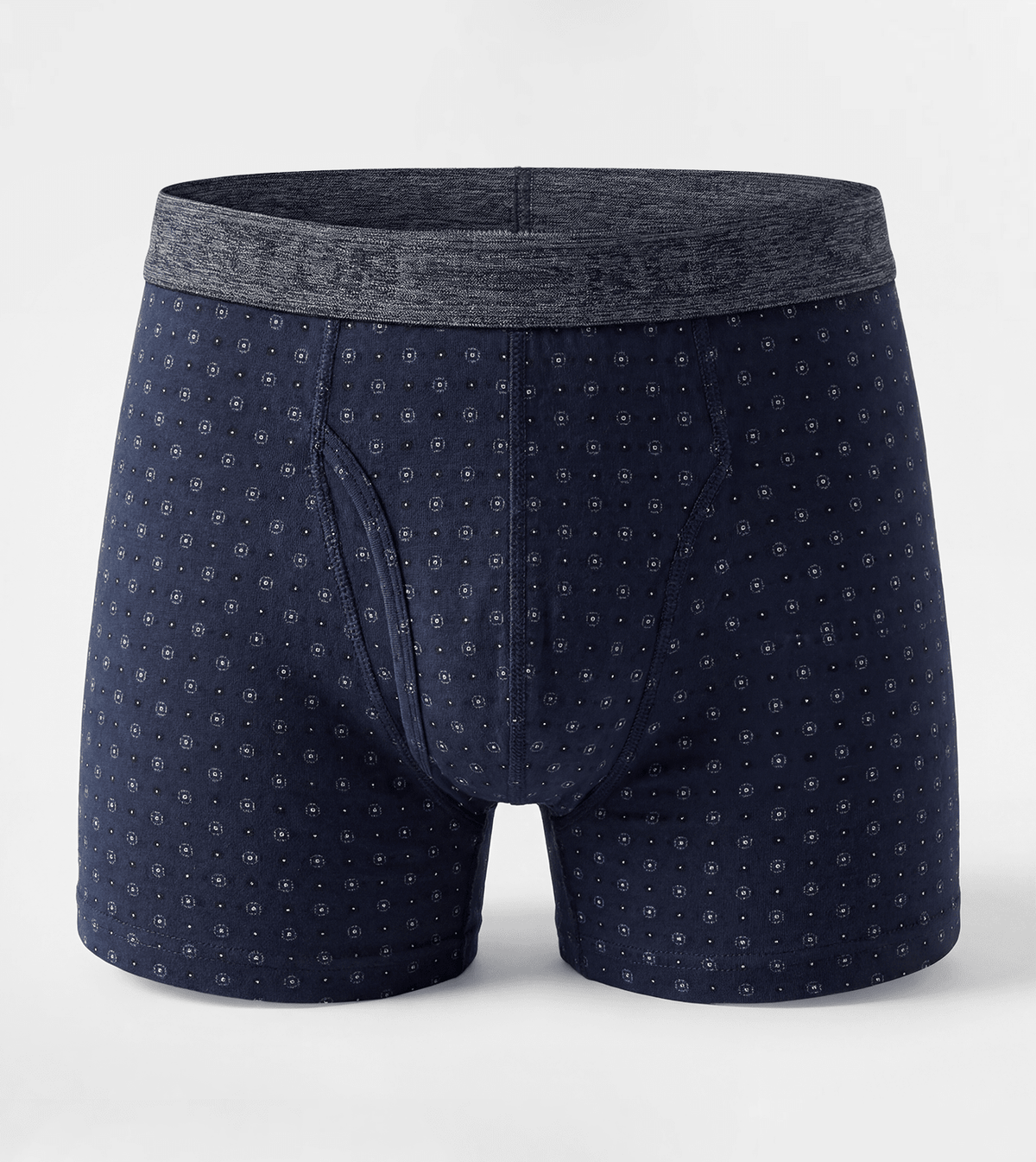 Men Printed Trunk Boxer - Red Cotton