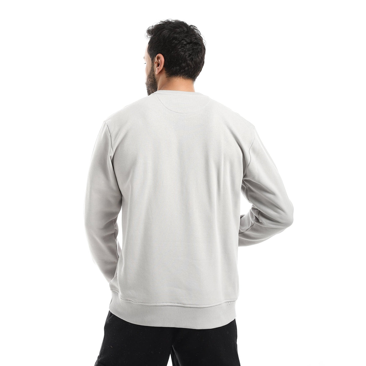 Men’s Premium Crewneck Sweatshirt - Red Cotton
