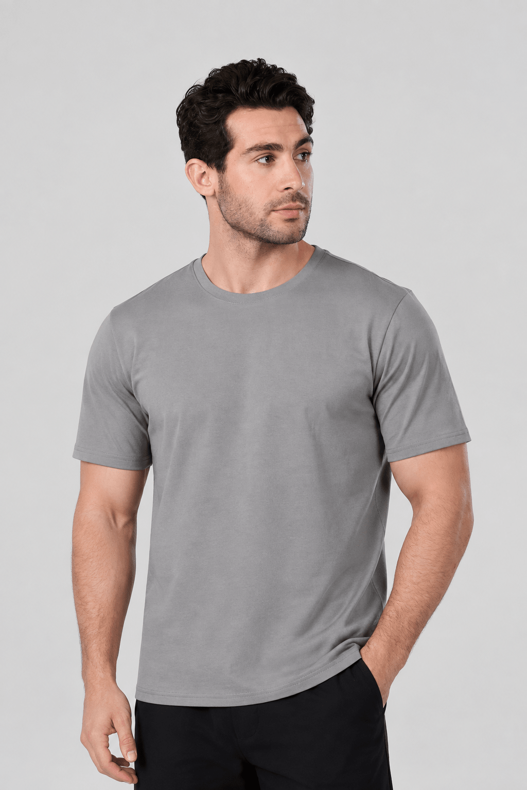 Men's Regular Fit Cotton T-Shirt - Multicolor - Red Cotton