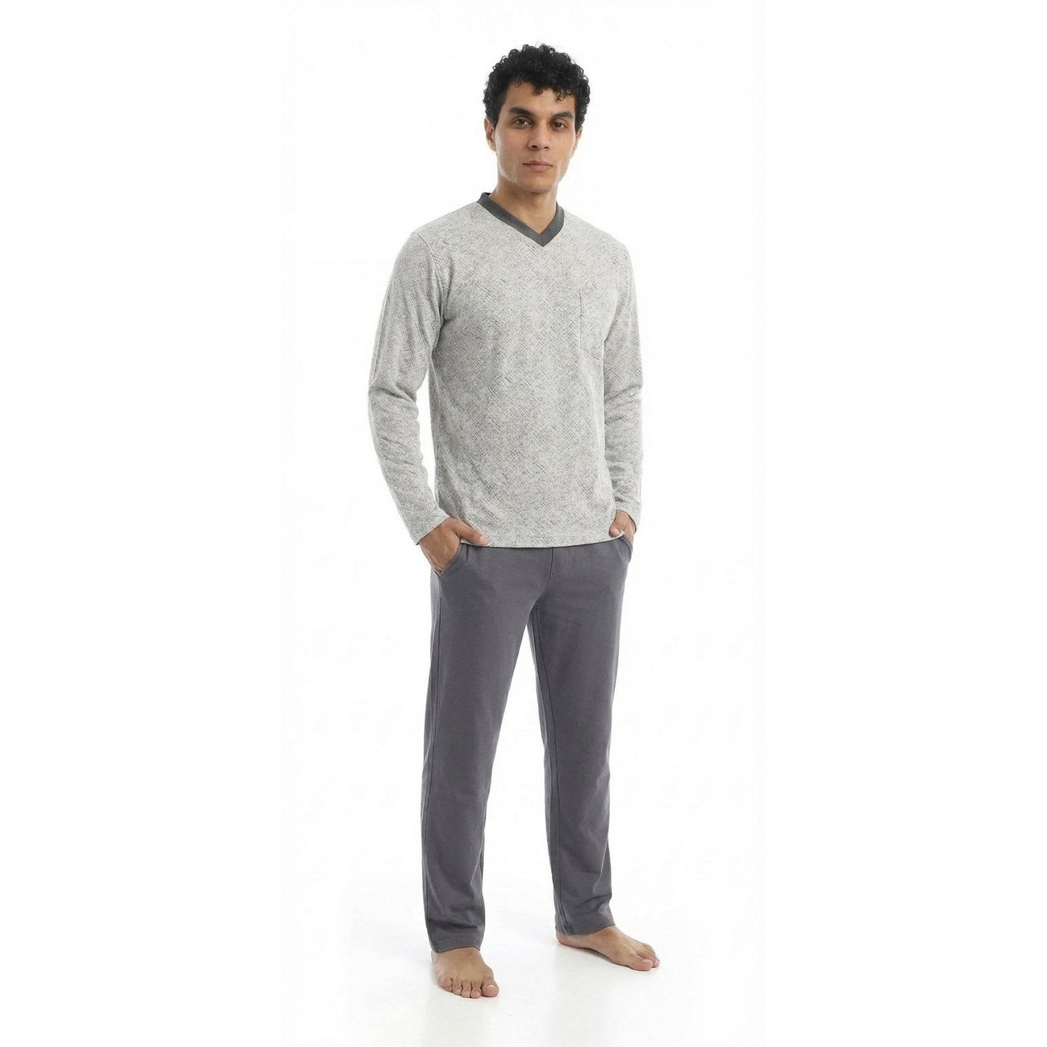 Men’s V-Neck Lounge Set
