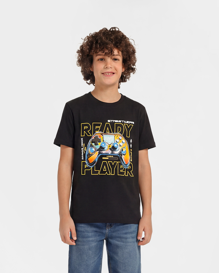Boy's "Ready Player" Graphic Tee
