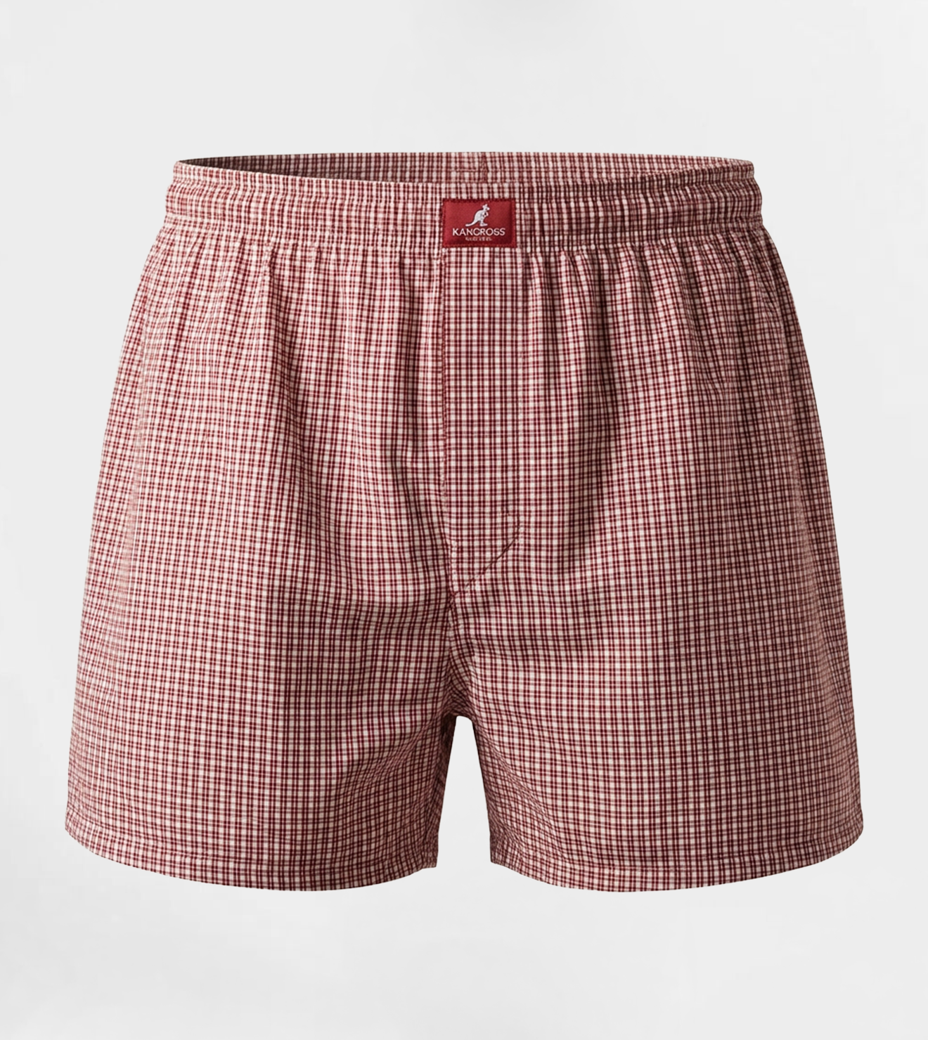Men Plaid Boxer, Stylish Lite Blue Comfy Made Cotton