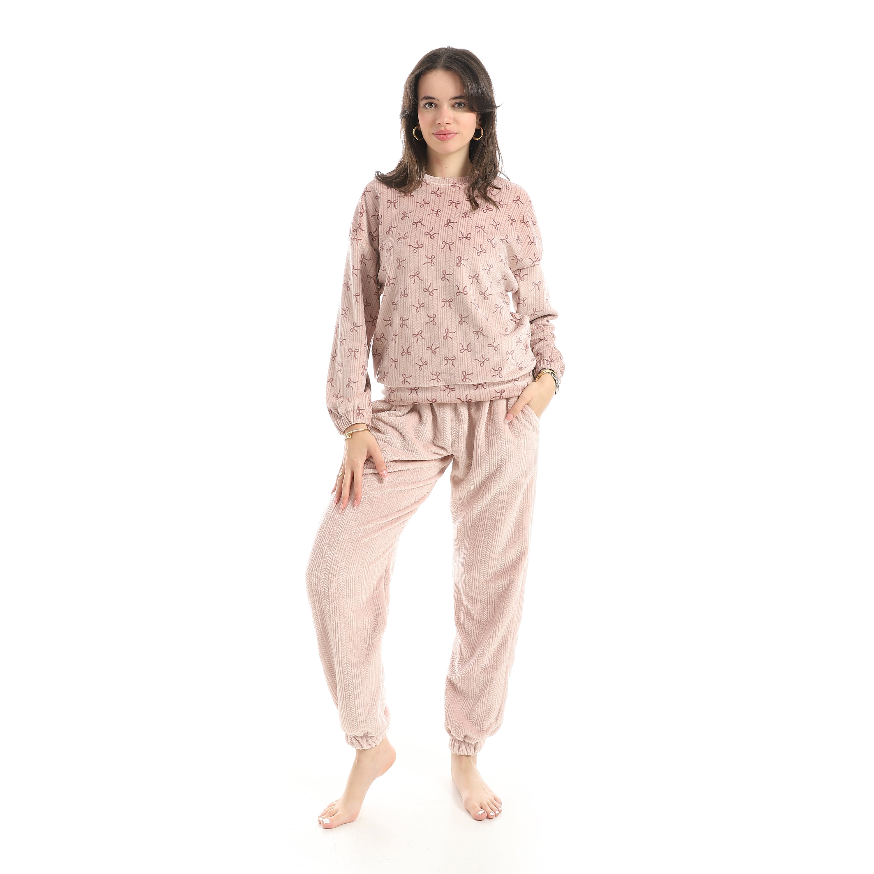 The Butterfly Pajama Red Cotton