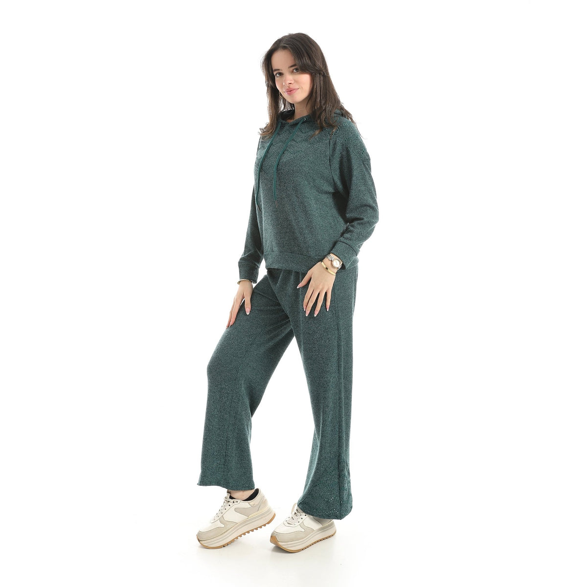 Women's 2-Piece Pajama Set - Red Cotton