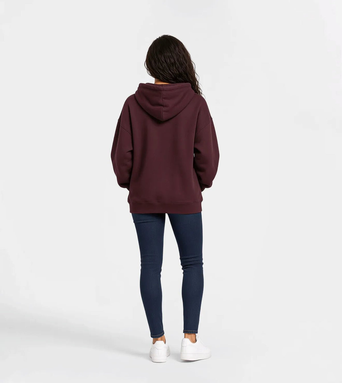 Women's Burgundy Million Hoodie – Red Cotton - Red Cotton