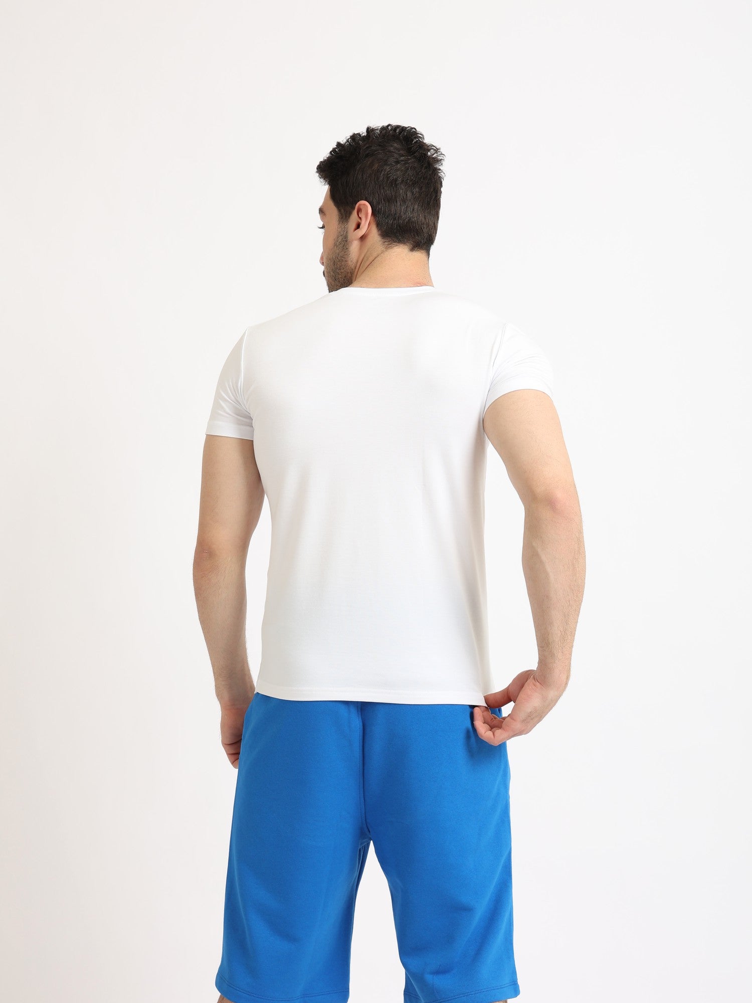 Short Sleeves Undershirt For Men Requral Fit
