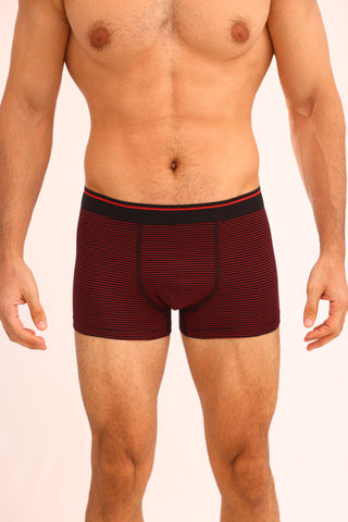 Pack Of 6 Striped Cotton Boxers For c