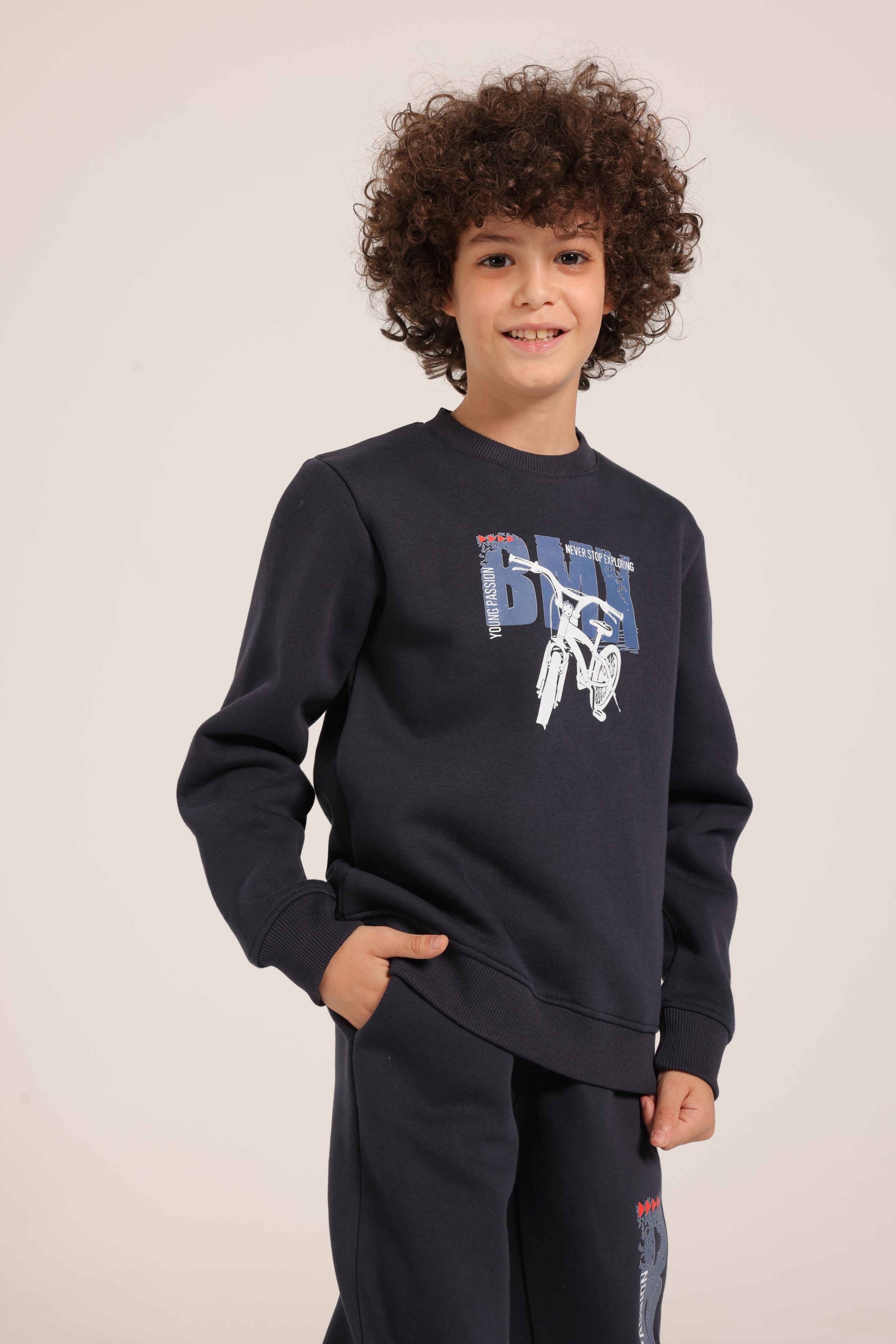 Boys Tracksuit – Graphic Sweatshirt & Joggers Set