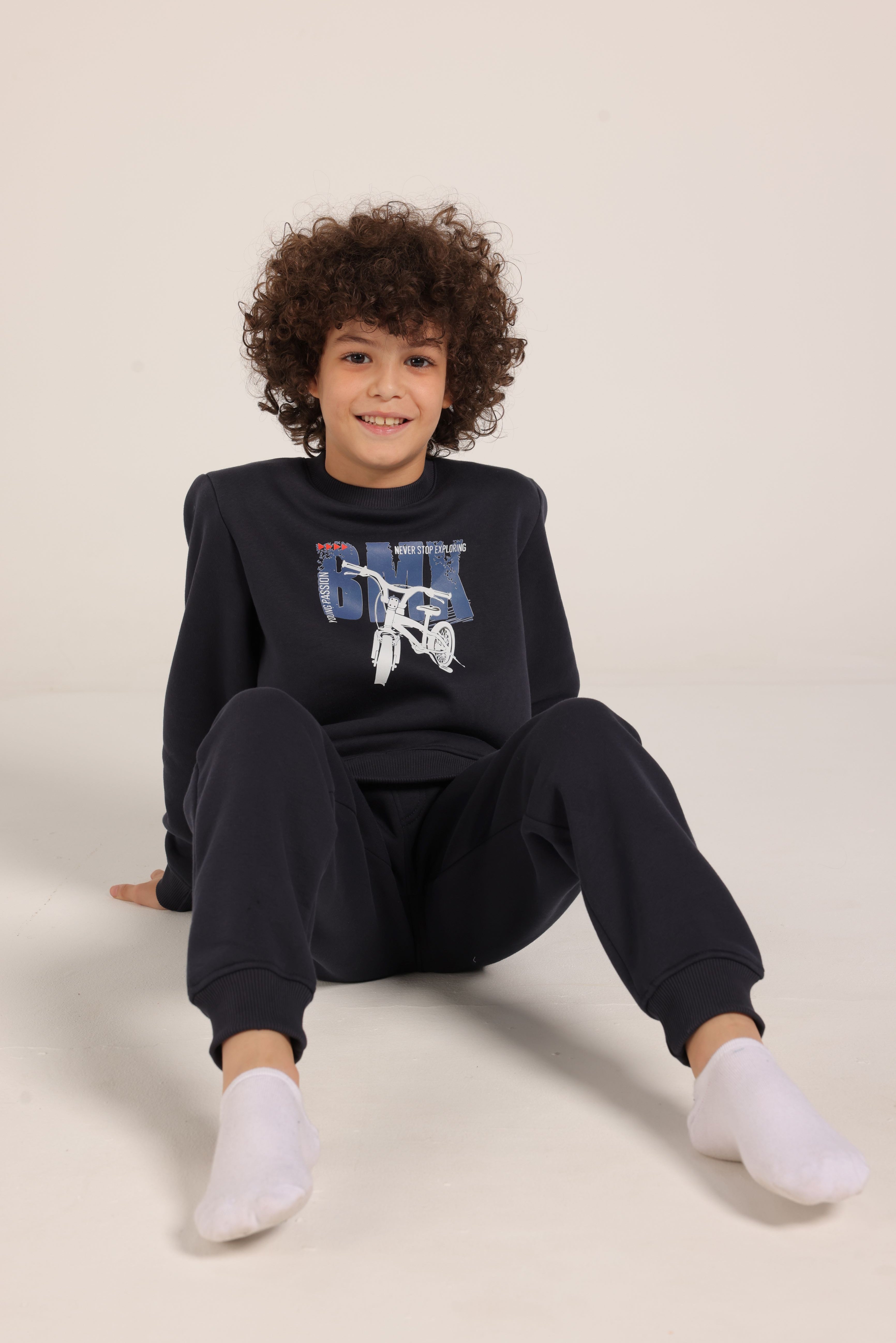 Boys Tracksuit – Graphic Sweatshirt & Joggers Set