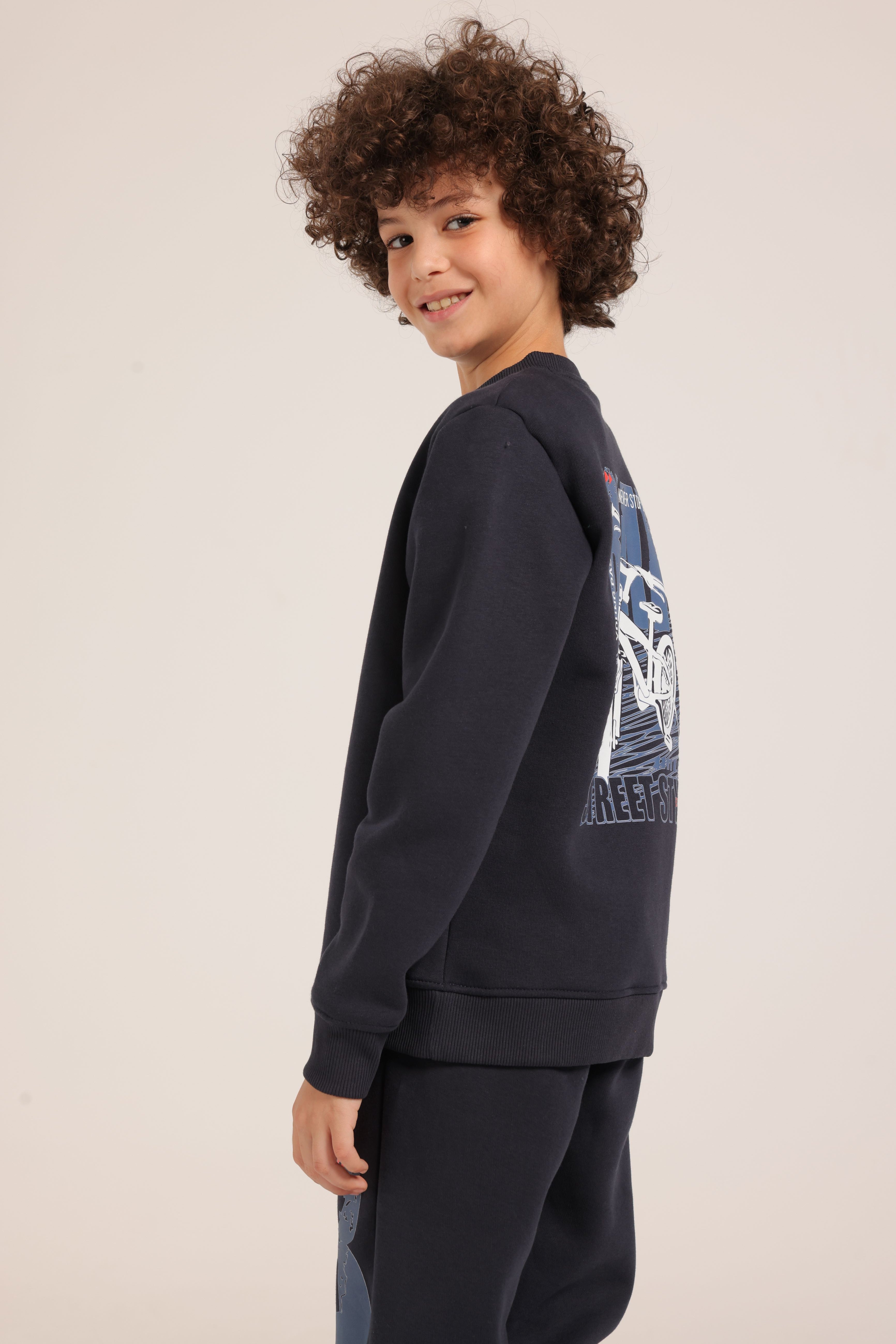 Boys Tracksuit – Graphic Sweatshirt & Joggers Set