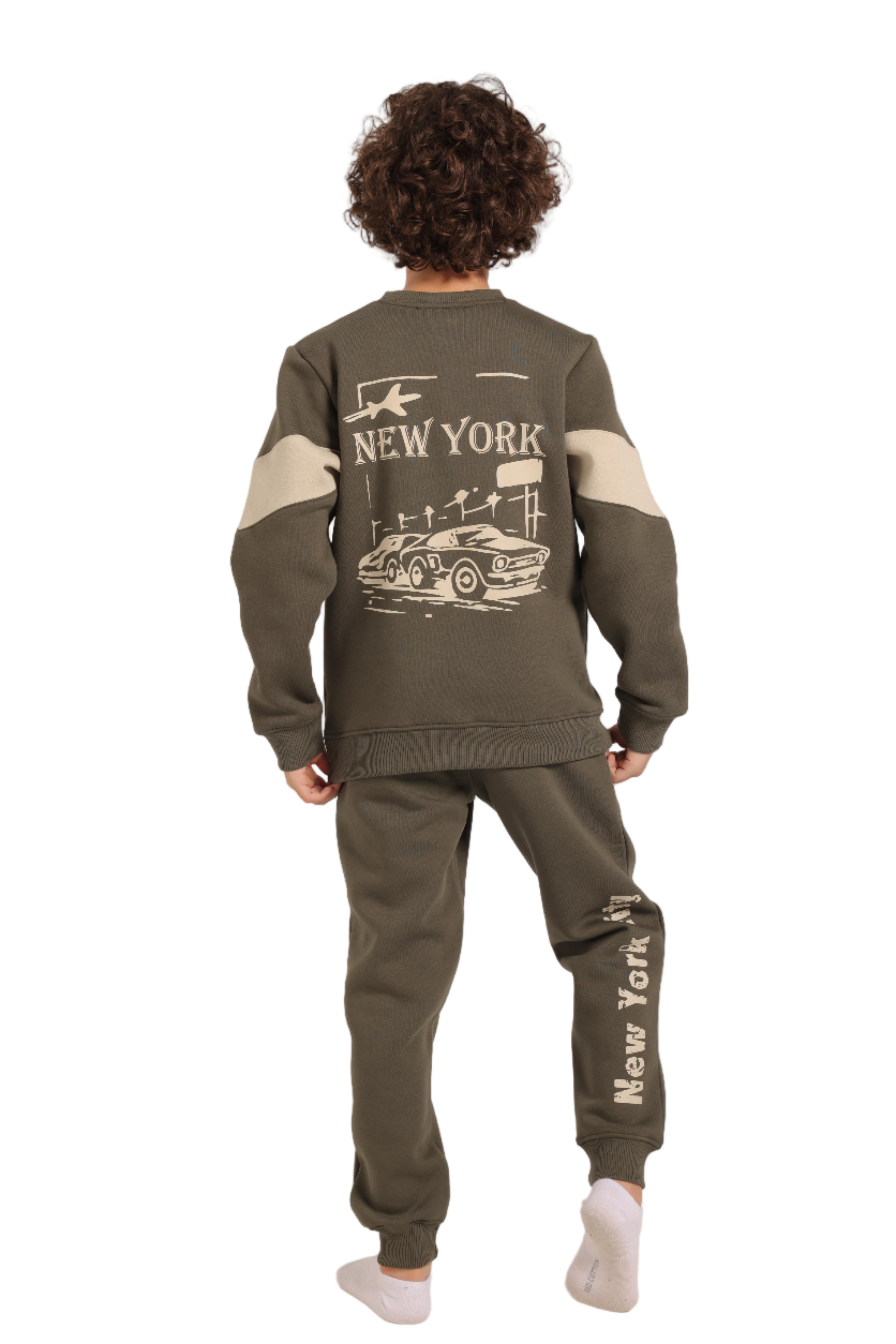 New York Pijama Red Cotoon