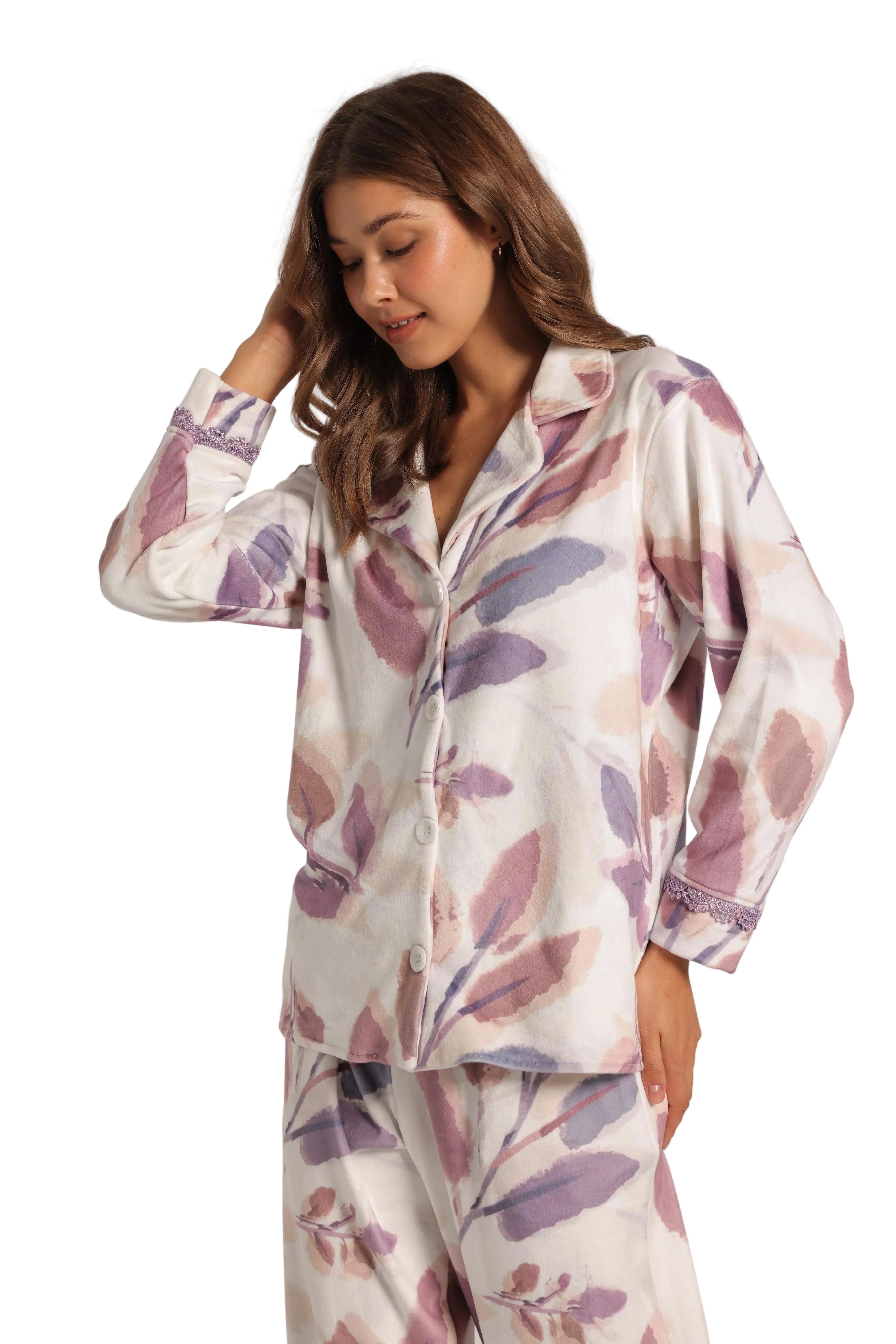 Soft Printed Pajama Set  Relaxed Fit