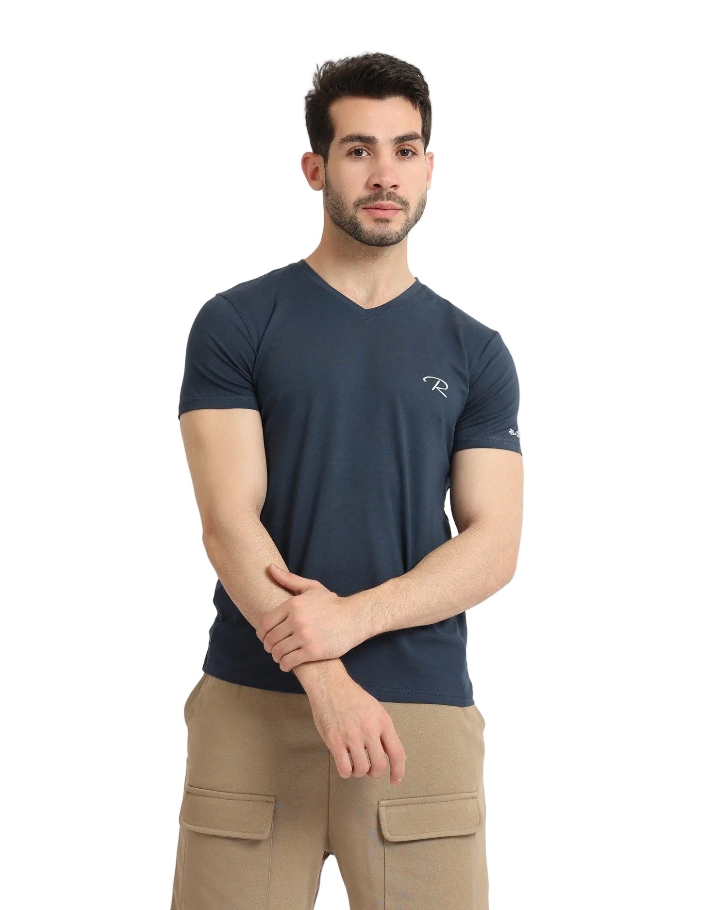 Short Sleeves Undershirt For Men Requral Fit