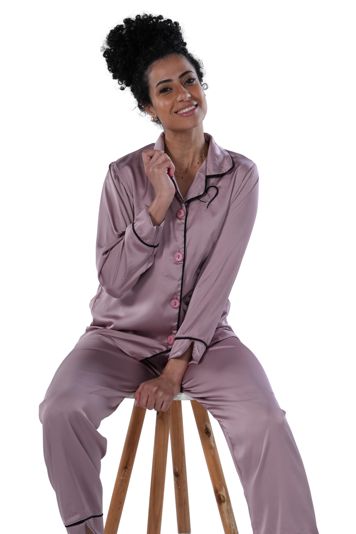 Classic Comfort Satin Pajamas - Kashmir