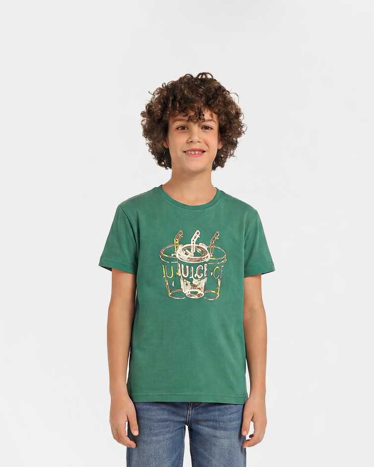Boys Printed Cotton T-Shirt