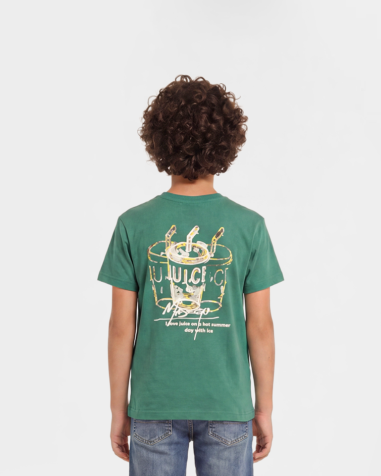 Boys Printed Cotton T-Shirt