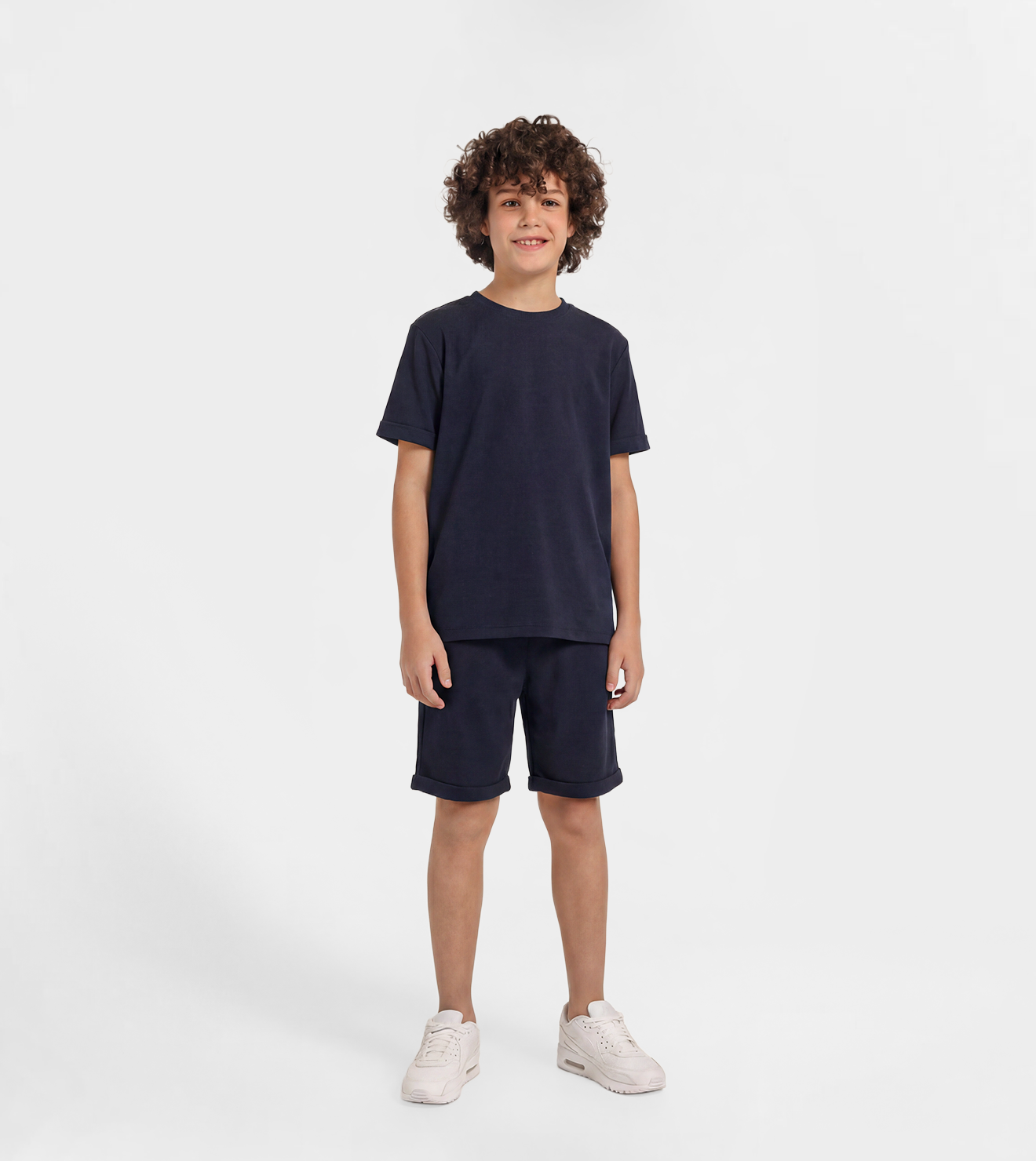 Boy Jacquard Short Set
