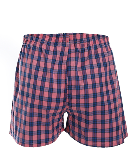 men's Plaid Shorts, Stylish Pink comfy made from cotton