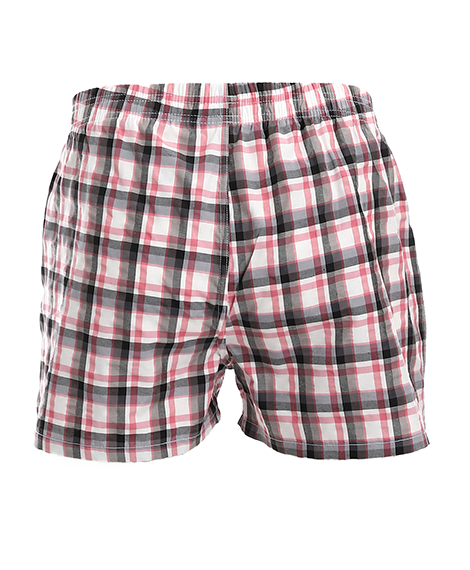 men's Plaid Shorts, Stylish rose comfy made from cotton