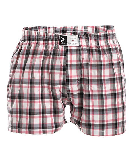 men's Plaid Shorts, Stylish rose comfy made from cotton