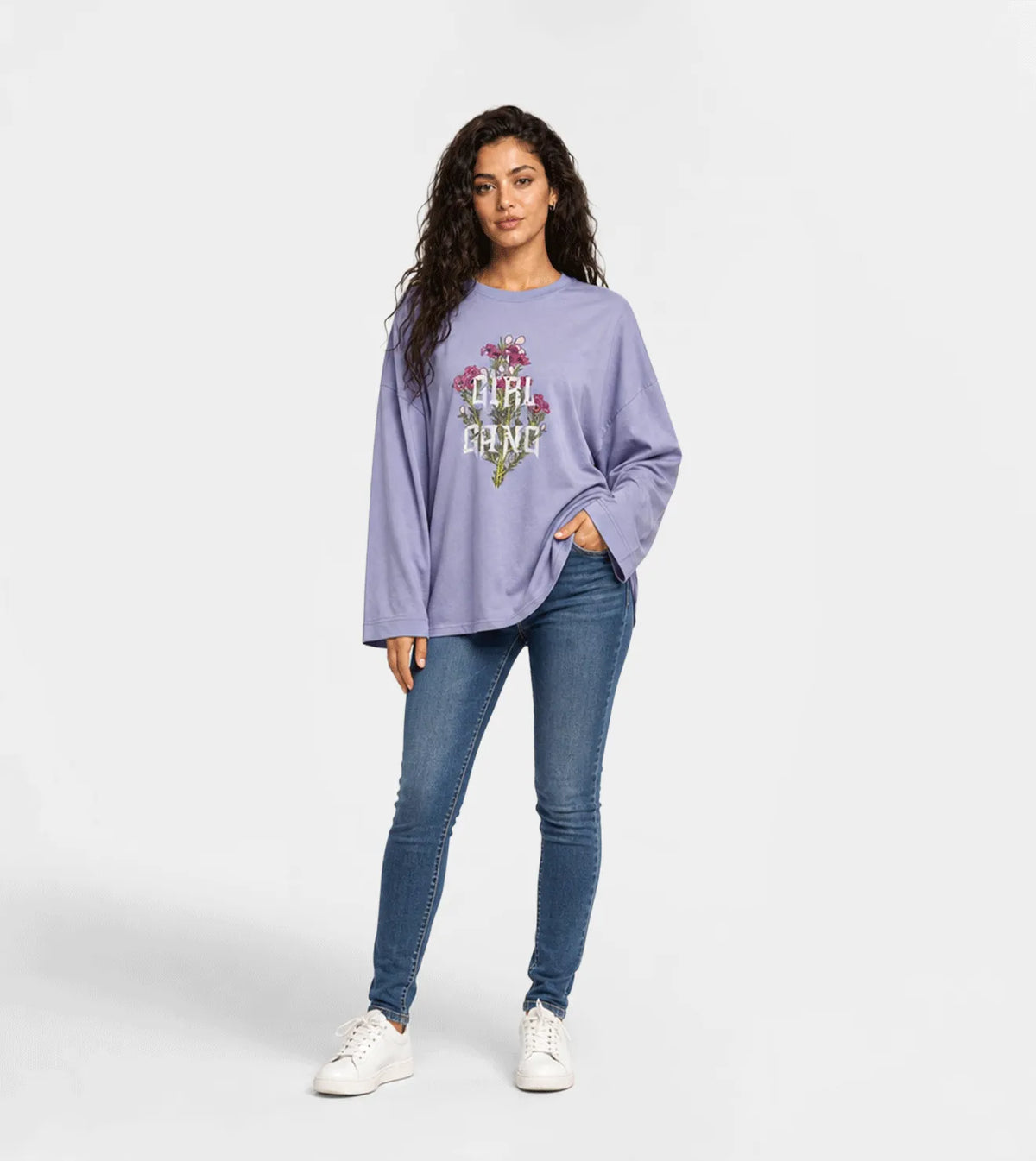 Women’s Oversized Garment-Dyed T-Shirt