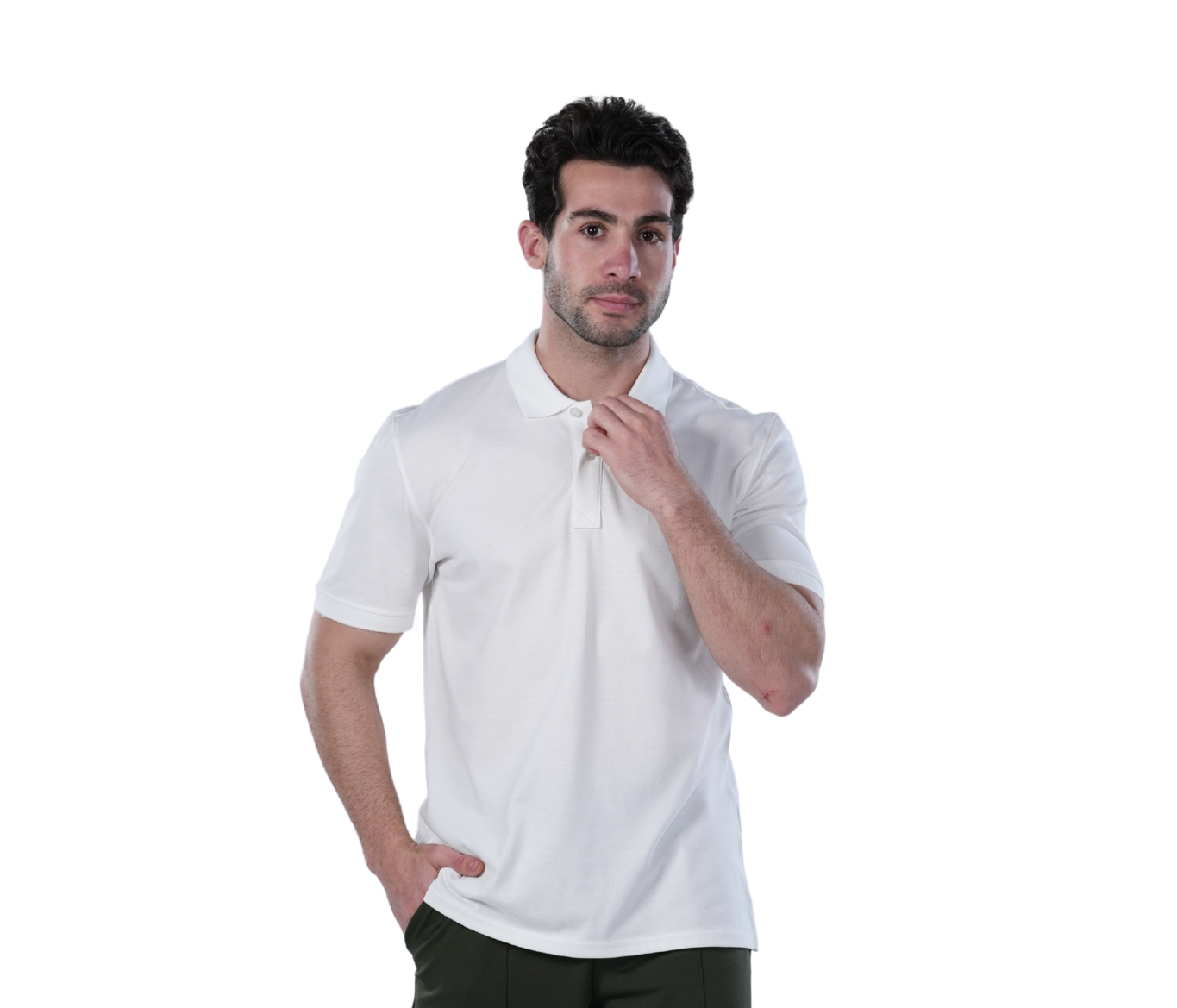 Classic Fit Polo Shirt - Off White