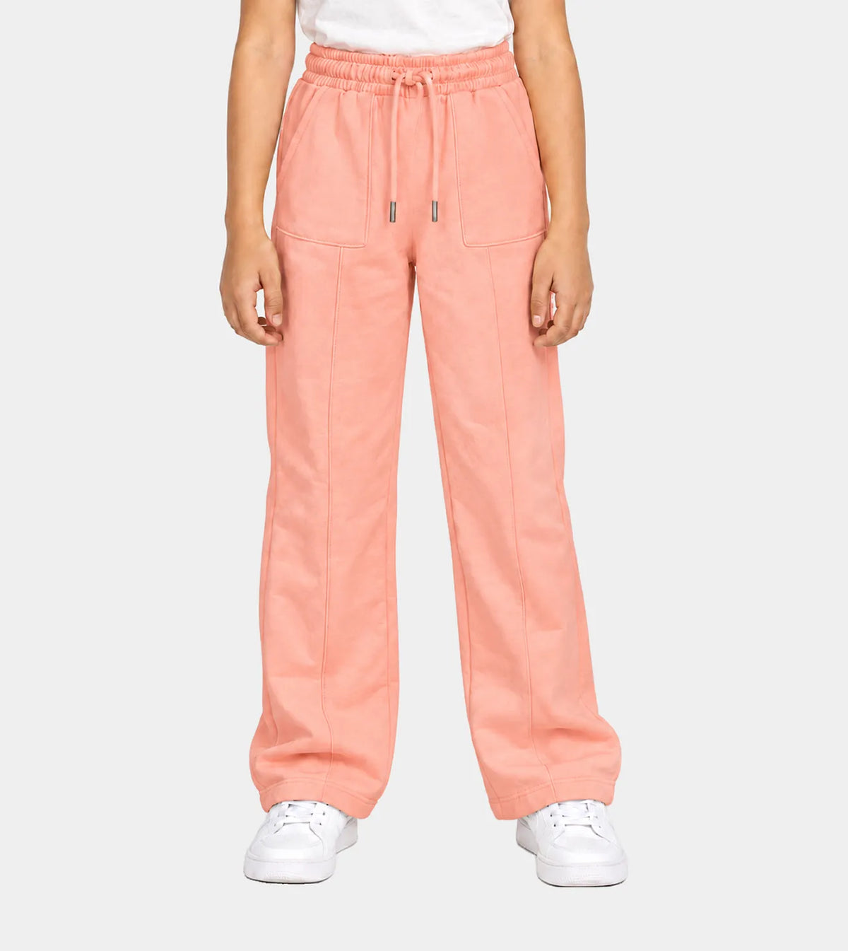 Girls’ Wide-Leg Pants | Red Cotton
