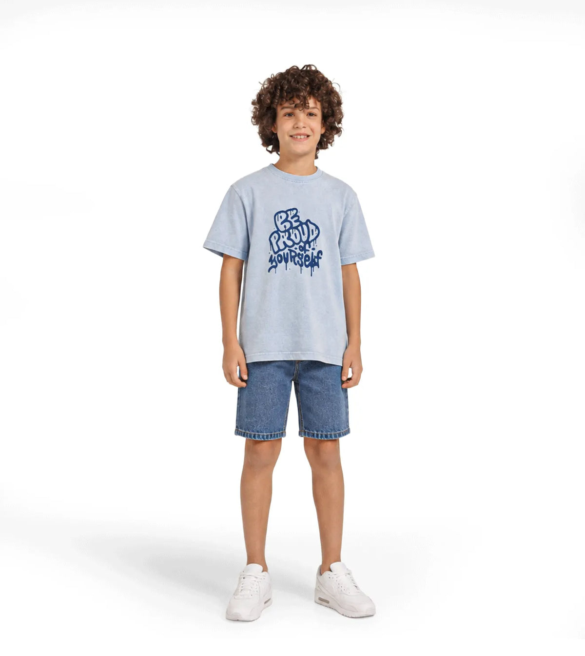 Boys’ Baby Blue Short Sleeve T-Shirt