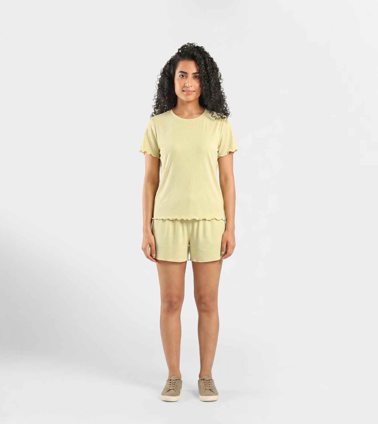 Women Soft Cotton Lounge Short Set