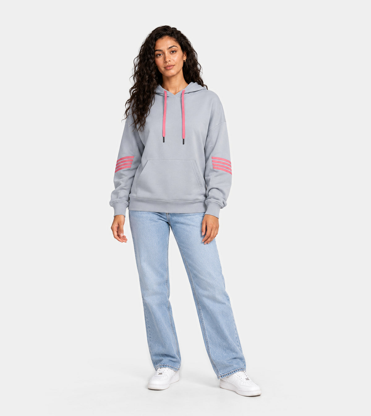 Women’s Gray Violet Hoodie | Red Cotton