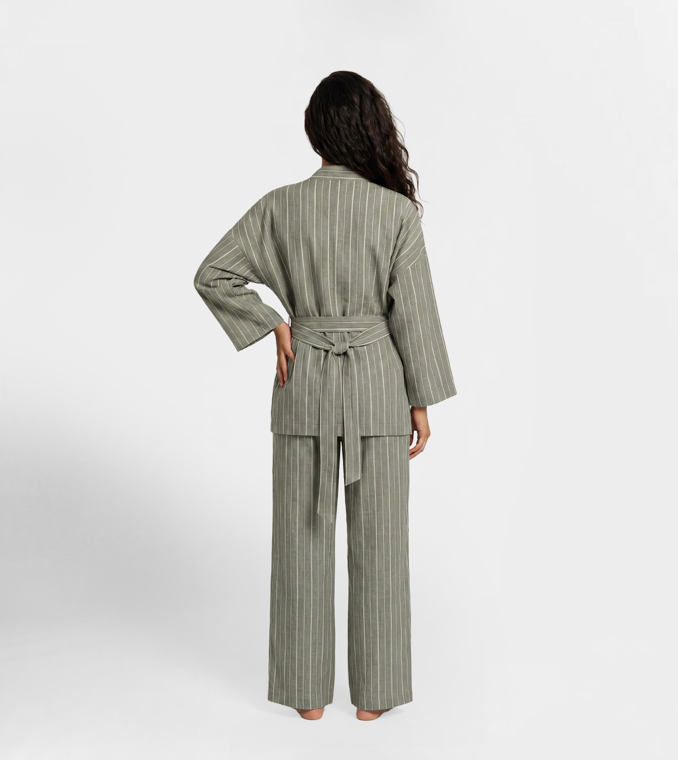 Women Kimono Style Lounge Set