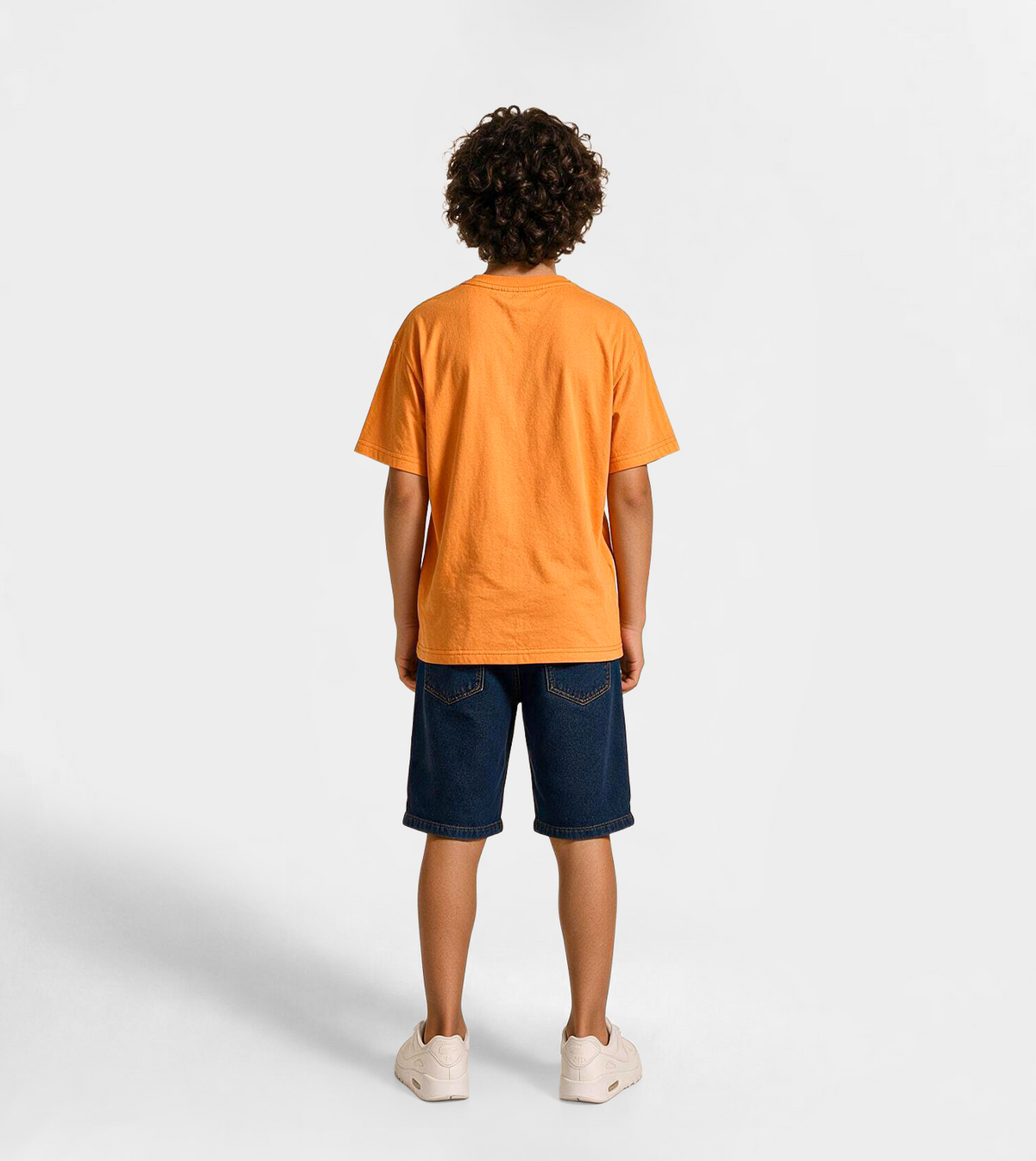 Boys’ Orange Short-Sleeve T-Shirt