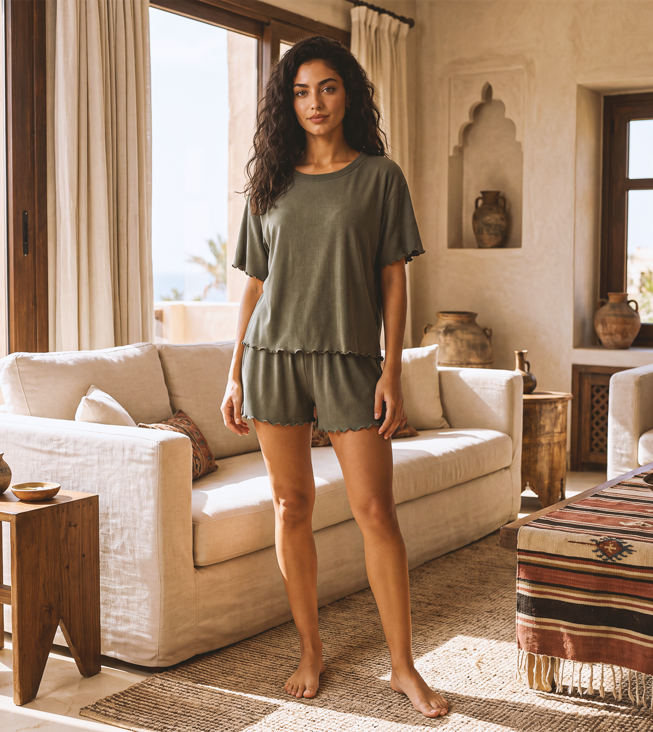 Women's PJ shorts set