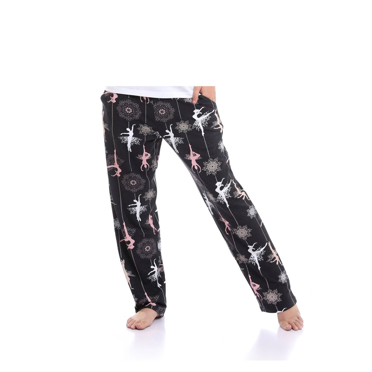 Women's Black Sweatpants - Classic and Comfortable Lounge Bottoms