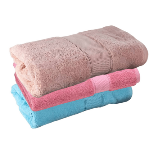 Redcotton Deluxe 100% Cotton Bath Towel-3 Pcs
