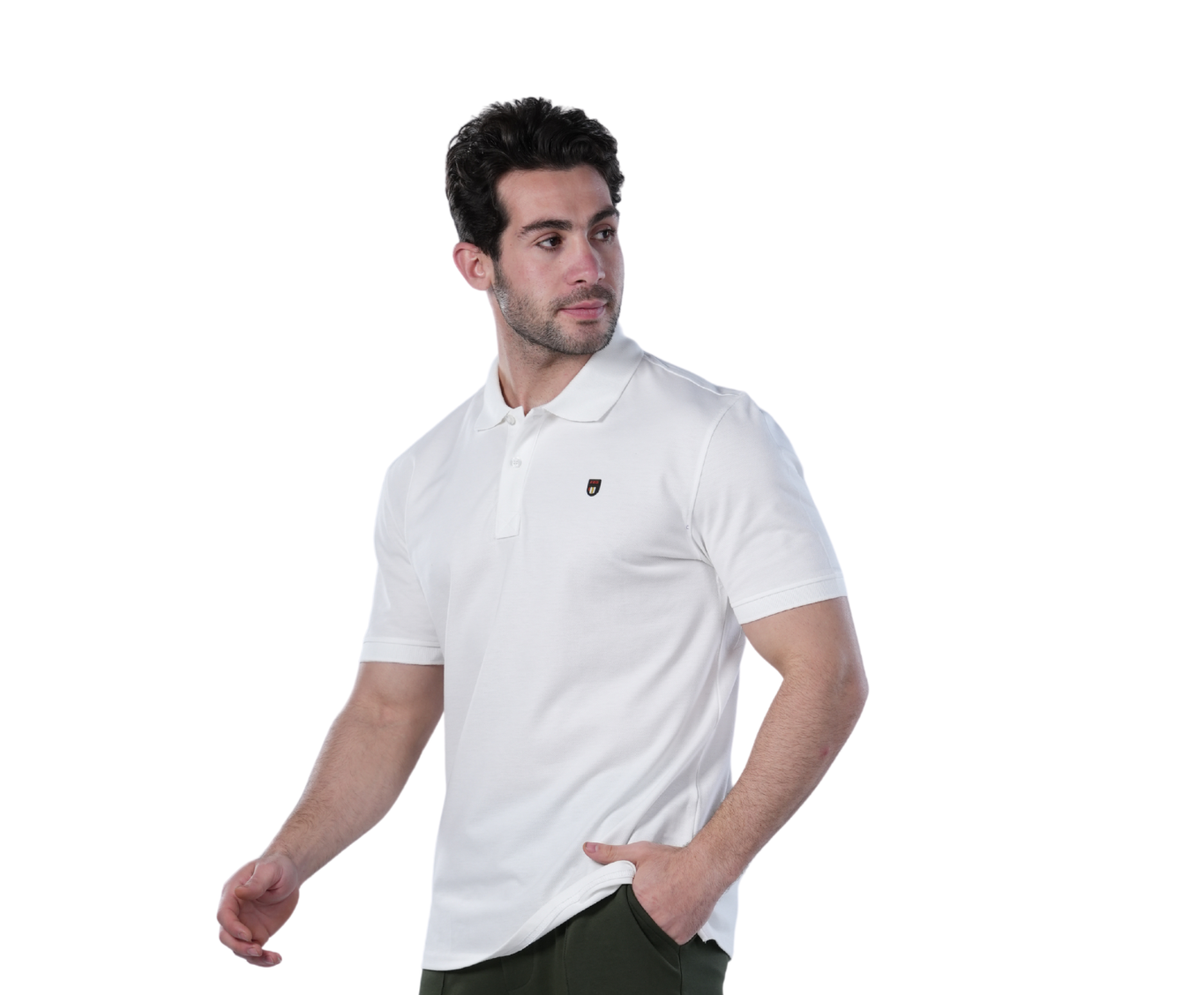 Classic Fit Polo Shirt - Off White