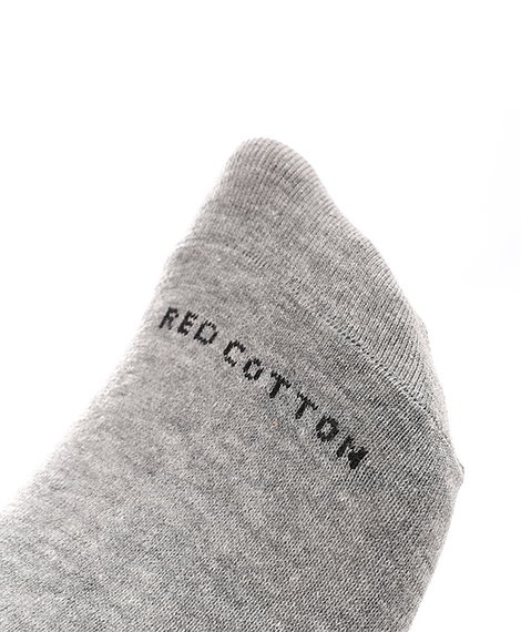 Men's Grey Cotton Ankle Socks