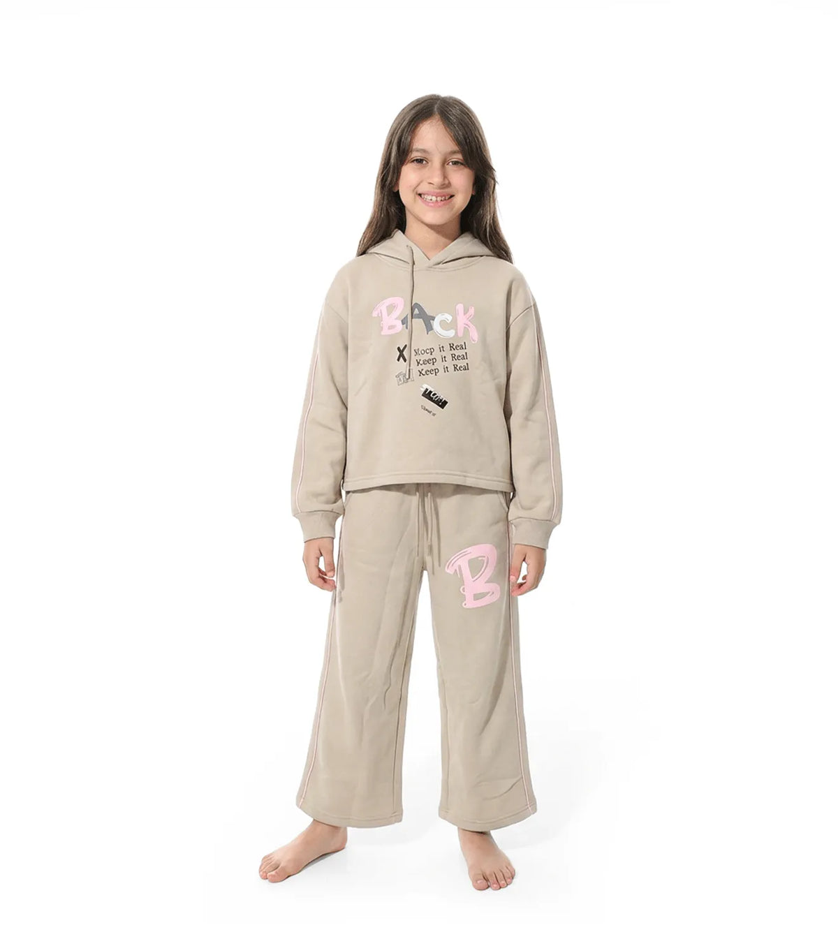 Girls’ Milton Hoodie Tracksuit | Red Cotton