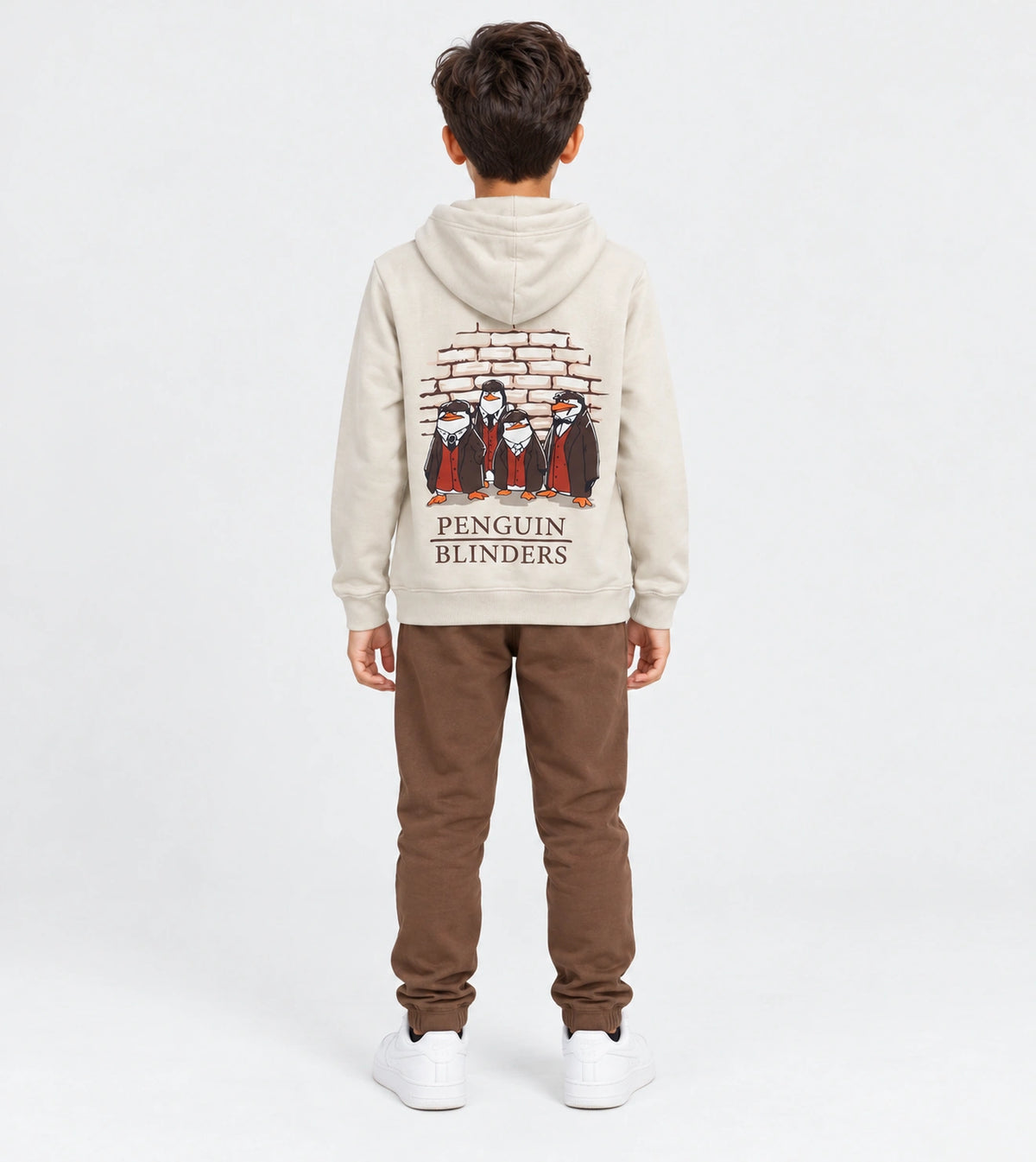 Boys’ Beige Pajama Set | Red Cotton