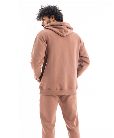 Men's hoodie pajama from Red Cotton-Brown